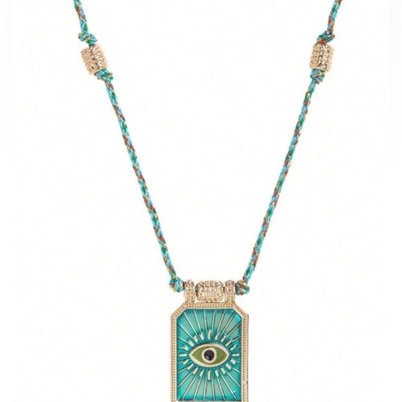 Anthropologie Jewelry - Boho evil eye necklace M1053